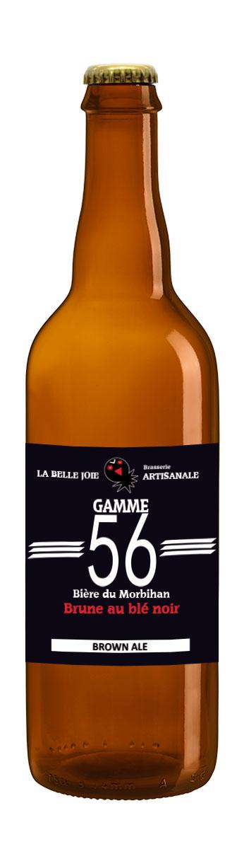 La Gamme 56 est une bire brune au bl noir