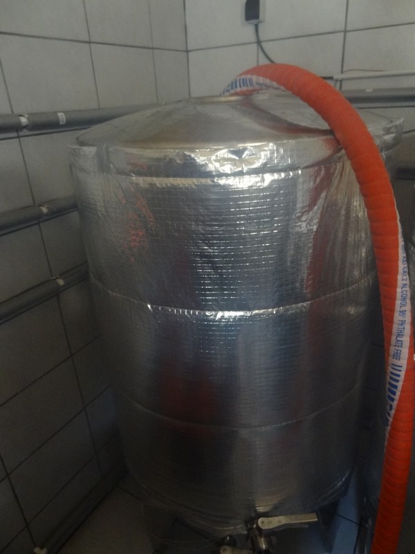 Transfert du moût en cuve fermentation