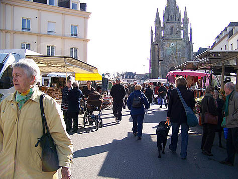 Le marché d'Hennebont